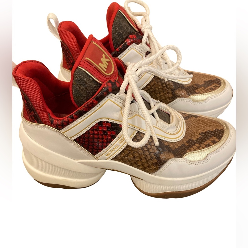 Michael Kors Size 6.5 Olympia Sneakers Platform